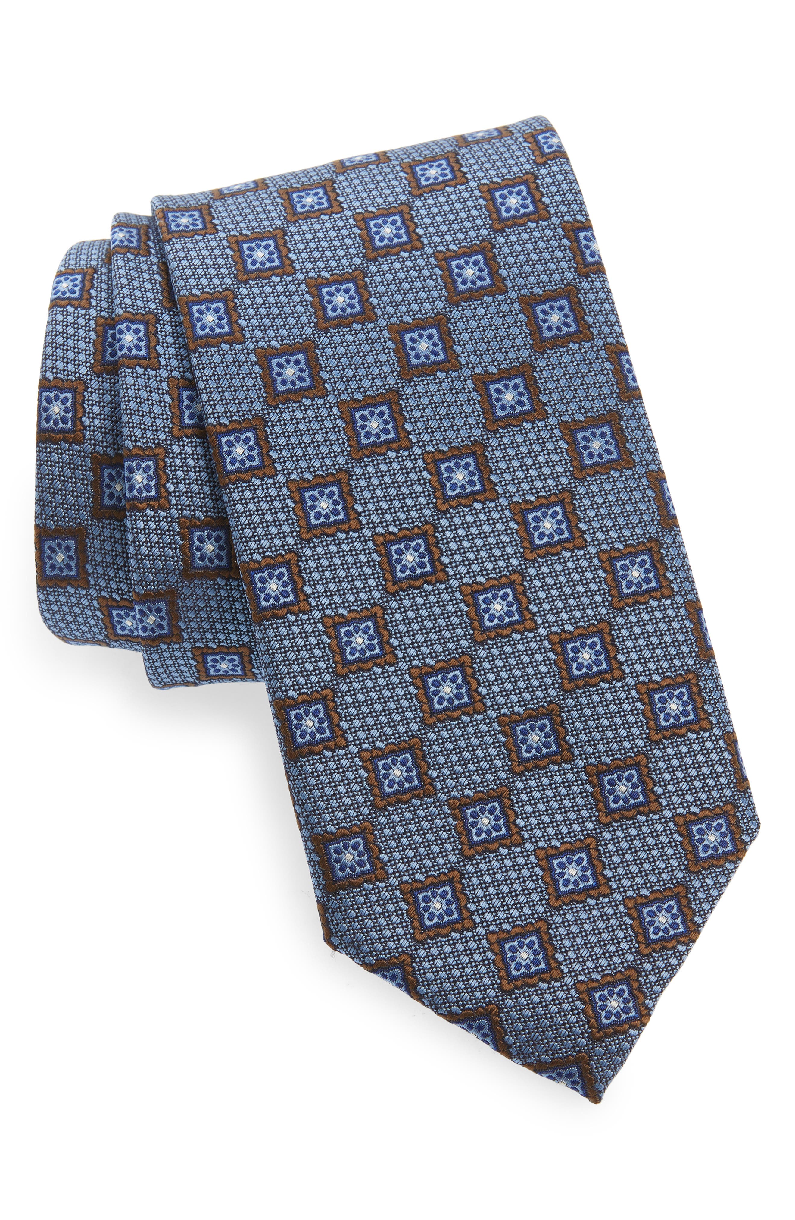 Mens Accessories Ties for Men Blue Brioni Silk Pin-dot Print Pocket Square in Black 
