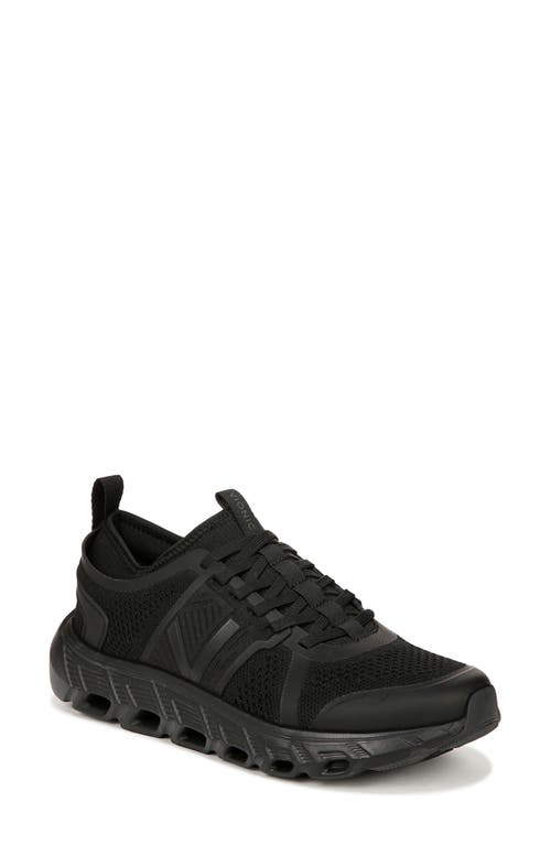 Captivate Sneaker in Black Synthetic