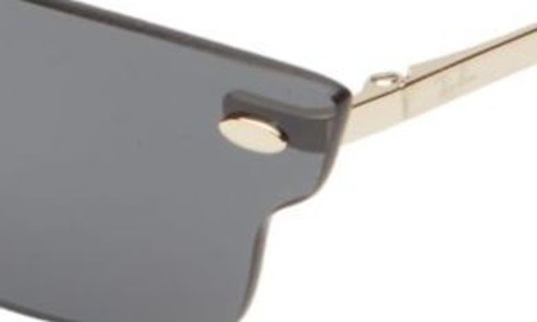 Shop Ray Ban Ray-ban 63mm Frameless Butterfly Sunglasses In Gold/black