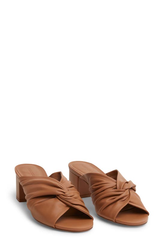 Rebecca Allen The Twist Slide Sandal In Nude Iii