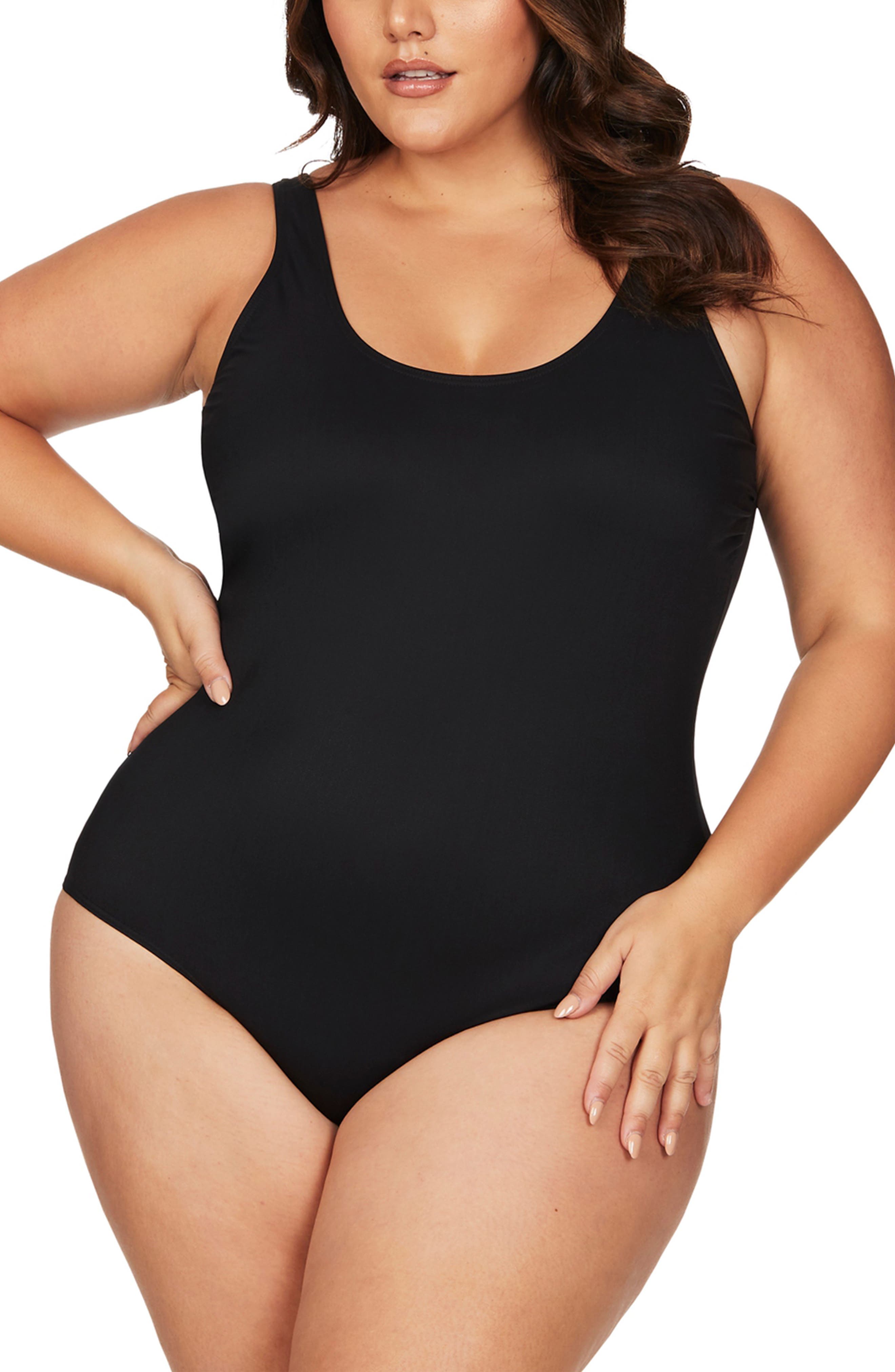 black one piece swimsuit nordstrom