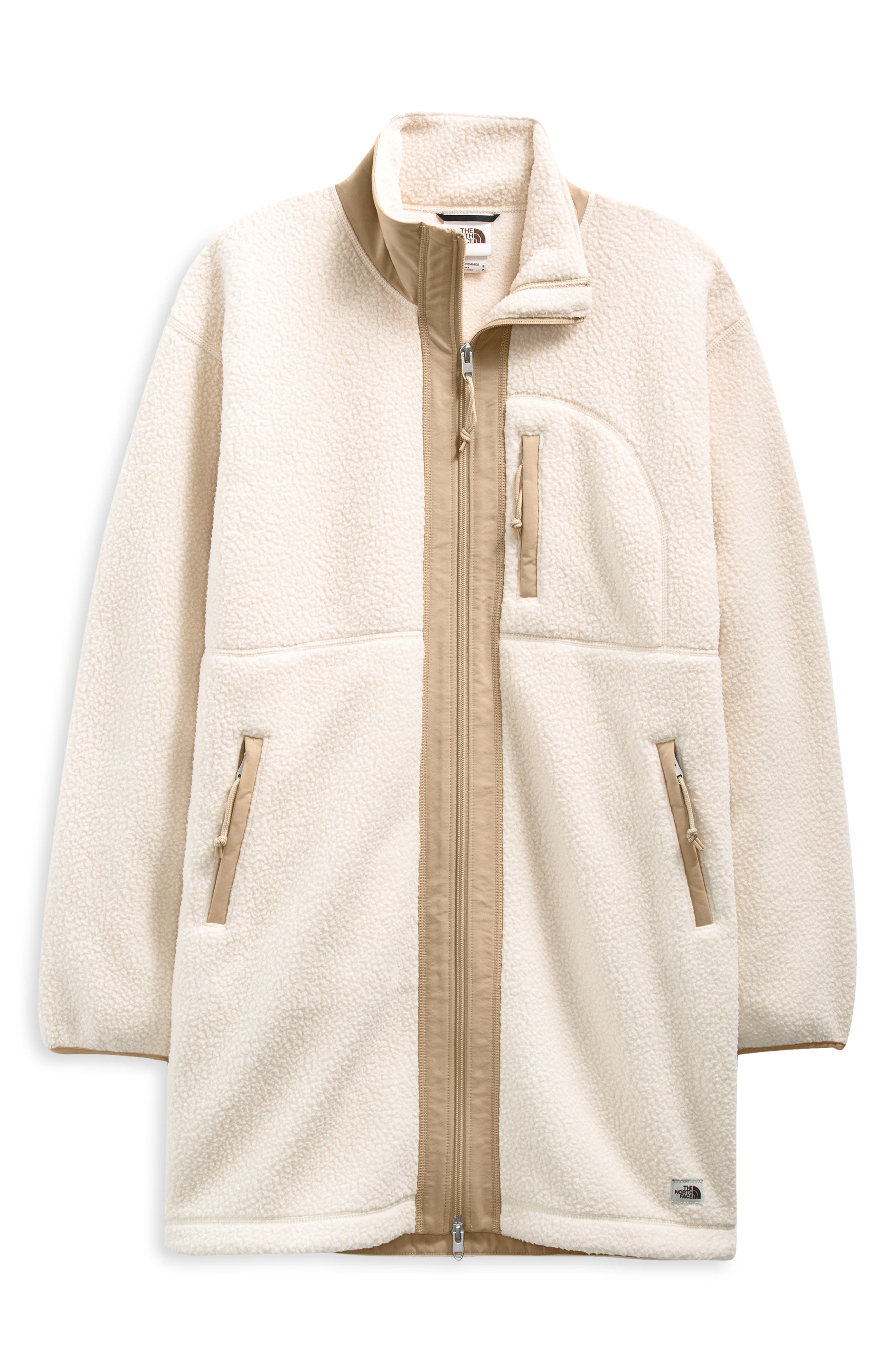 north face khaki fleece