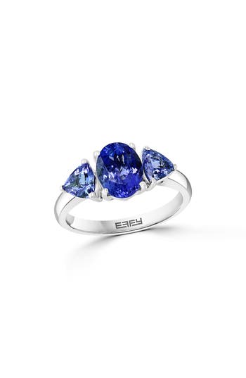 Effy Sterling Silver Tanzanite Ring In Purple