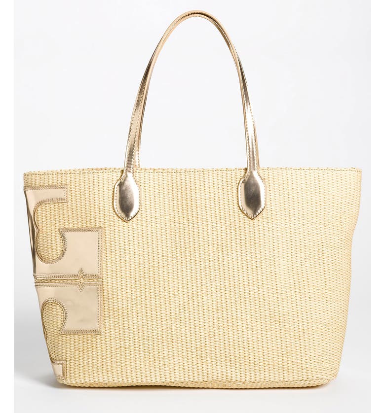 Tory Burch 'Metallic Stacked T' Tote, Large | Nordstrom