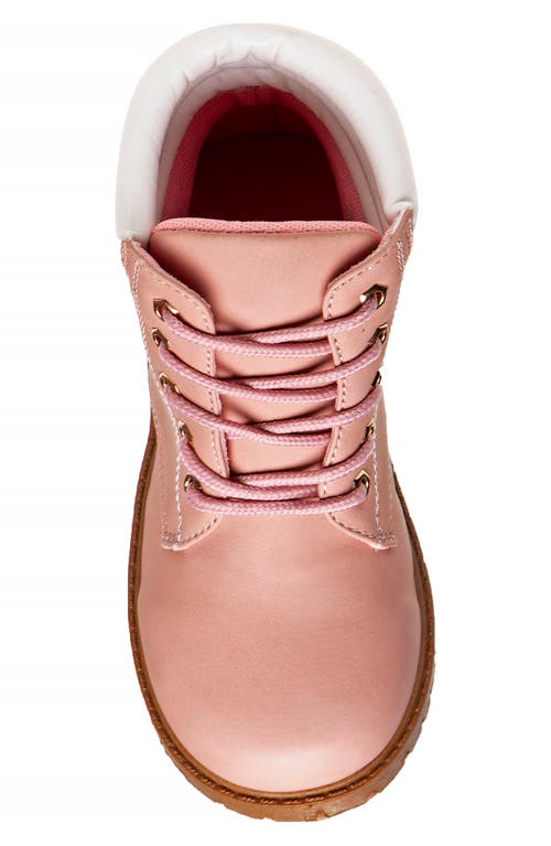 Rugged Bear Colorblock Hiker Boot In Pink