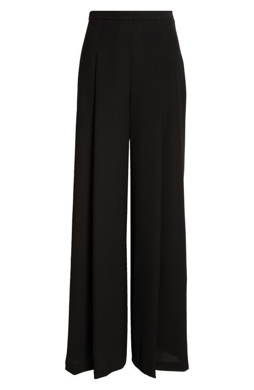 CAROLINA HERRERA CAROLINA HERRERA PLEATED HIGH WAIST WIDE LEG PANTS 