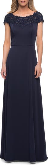 La Femme Bead Embellished Gown | Nordstrom