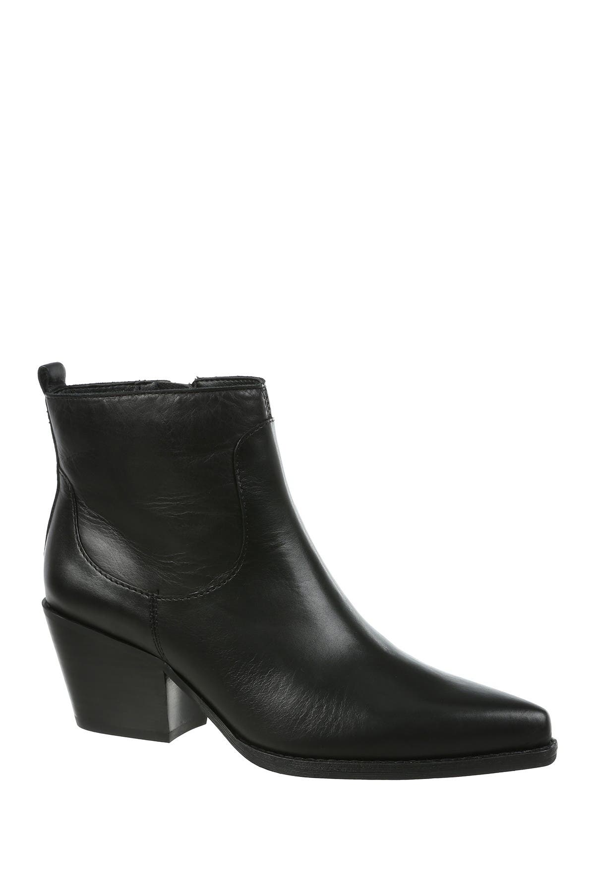 sam edelman black leather booties