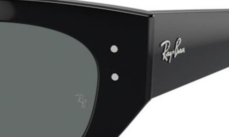 Shop Ray Ban Zena 52mm Irregular Butterfly Sunglasses In Black