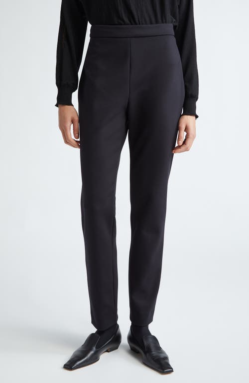 Max Mara Bozen Fitted Ankle Trousers In Black