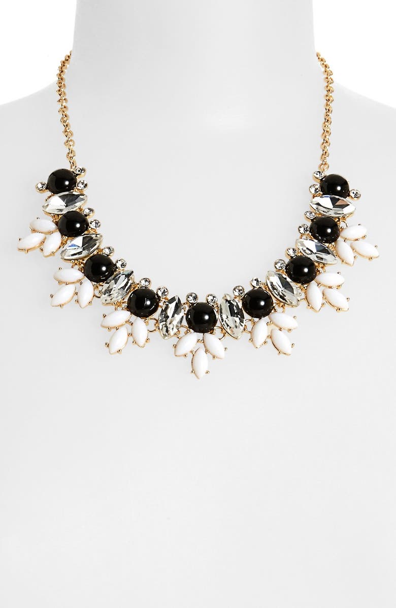 Cara Stone & Crystal Bib Necklace | Nordstrom