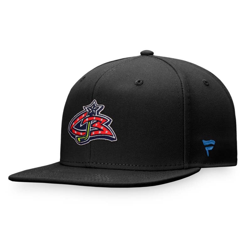 Shop Fanatics Branded Black Columbus Blue Jackets Special Edition Fitted Hat