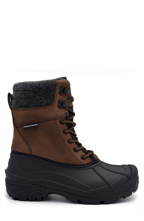 Polar Range Men's Tasco Cold Weather Snow Boot In Brown