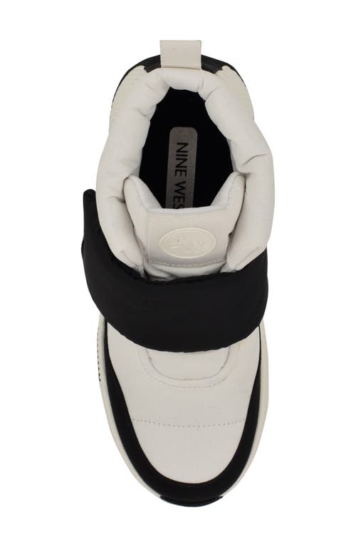 Shop Nine West Tumble High Top Sneaker In Ivory