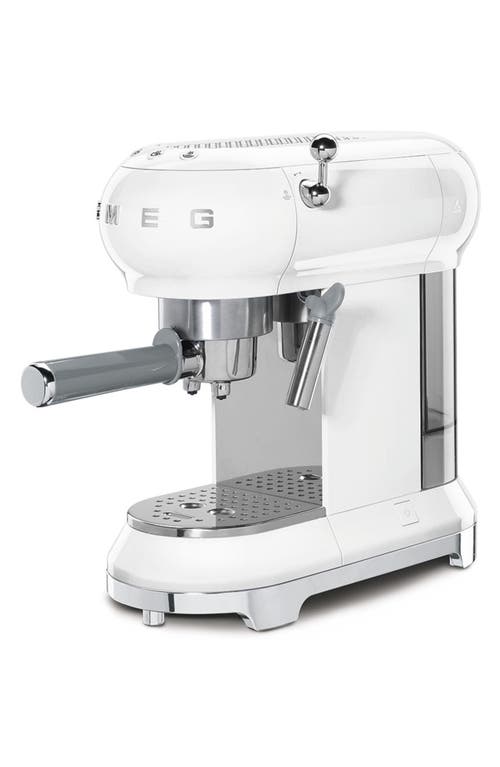 Shop Smeg '50s Retro Style Espresso Coffee Machine In White