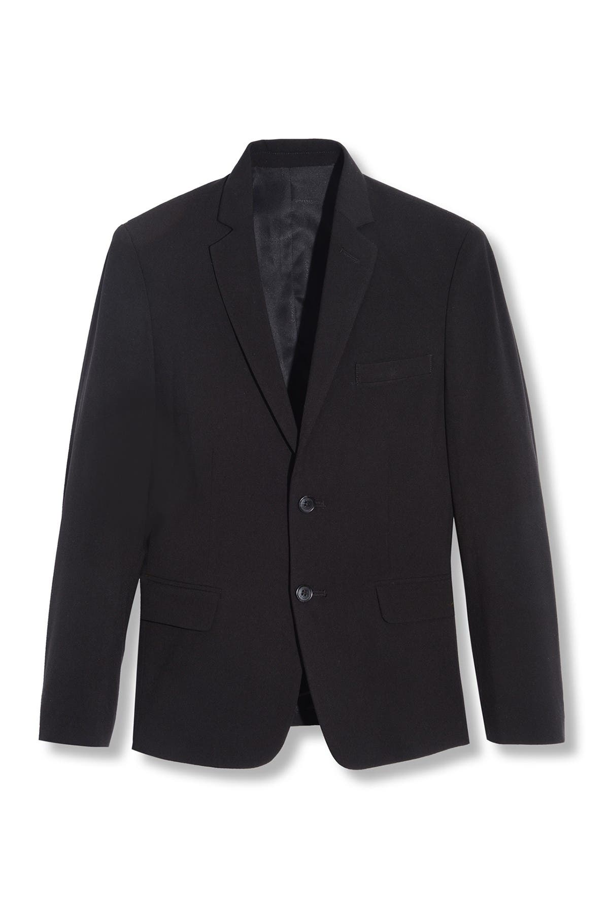 calvin klein black suit jacket