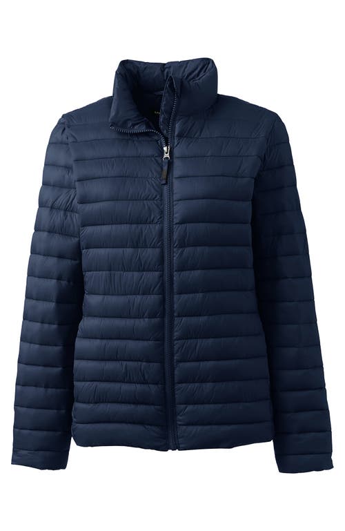 Shop Lands' End School Uniform ' Thermoplume Jacket In Classic Navy