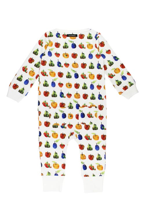 Shop L'ovedbaby X 'the Very Hungry Caterpillar™' Organic Cotton Romper In Fruit