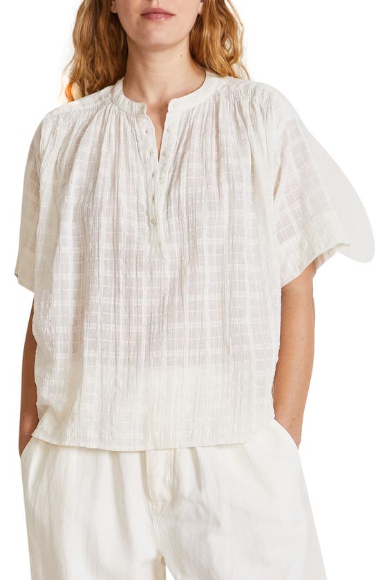 APIECE APART MISSION SHIRRED TOP