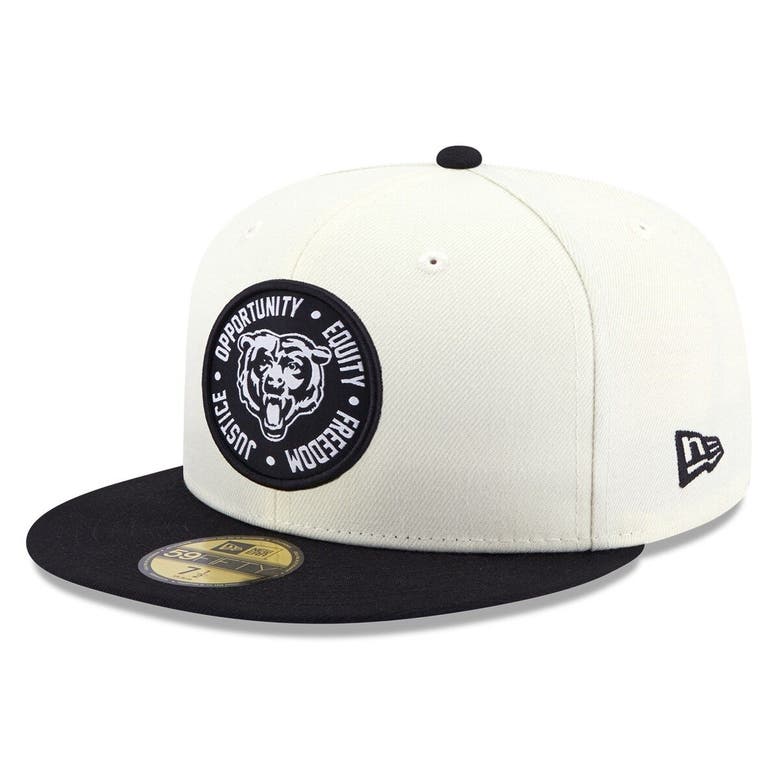 New Era Cream/black Chicago Bears 2022 Inspire Change 59fifty Fitted