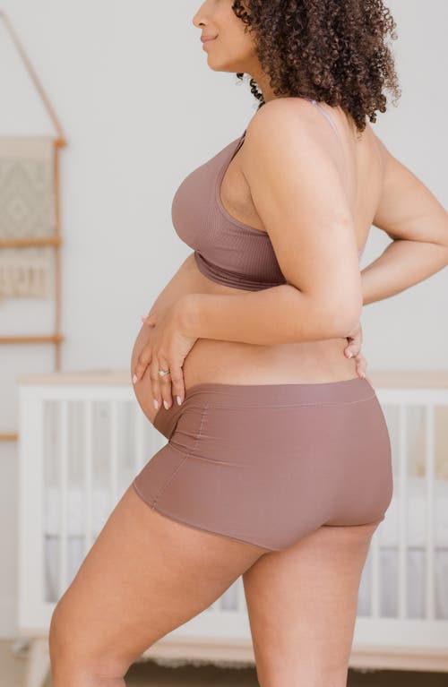 Shop Kindred Bravely Grow With Me Maternity Boyshort In Twilight