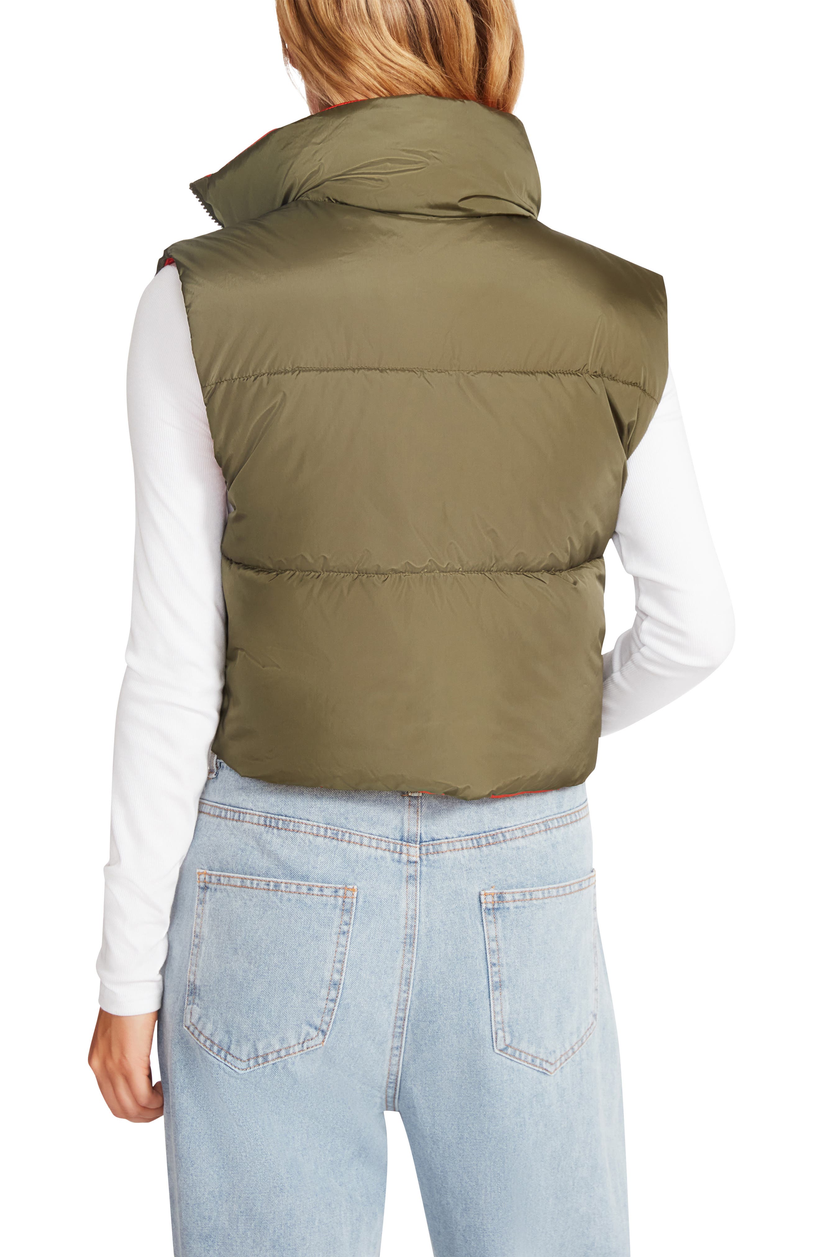 steve madden puffer vest