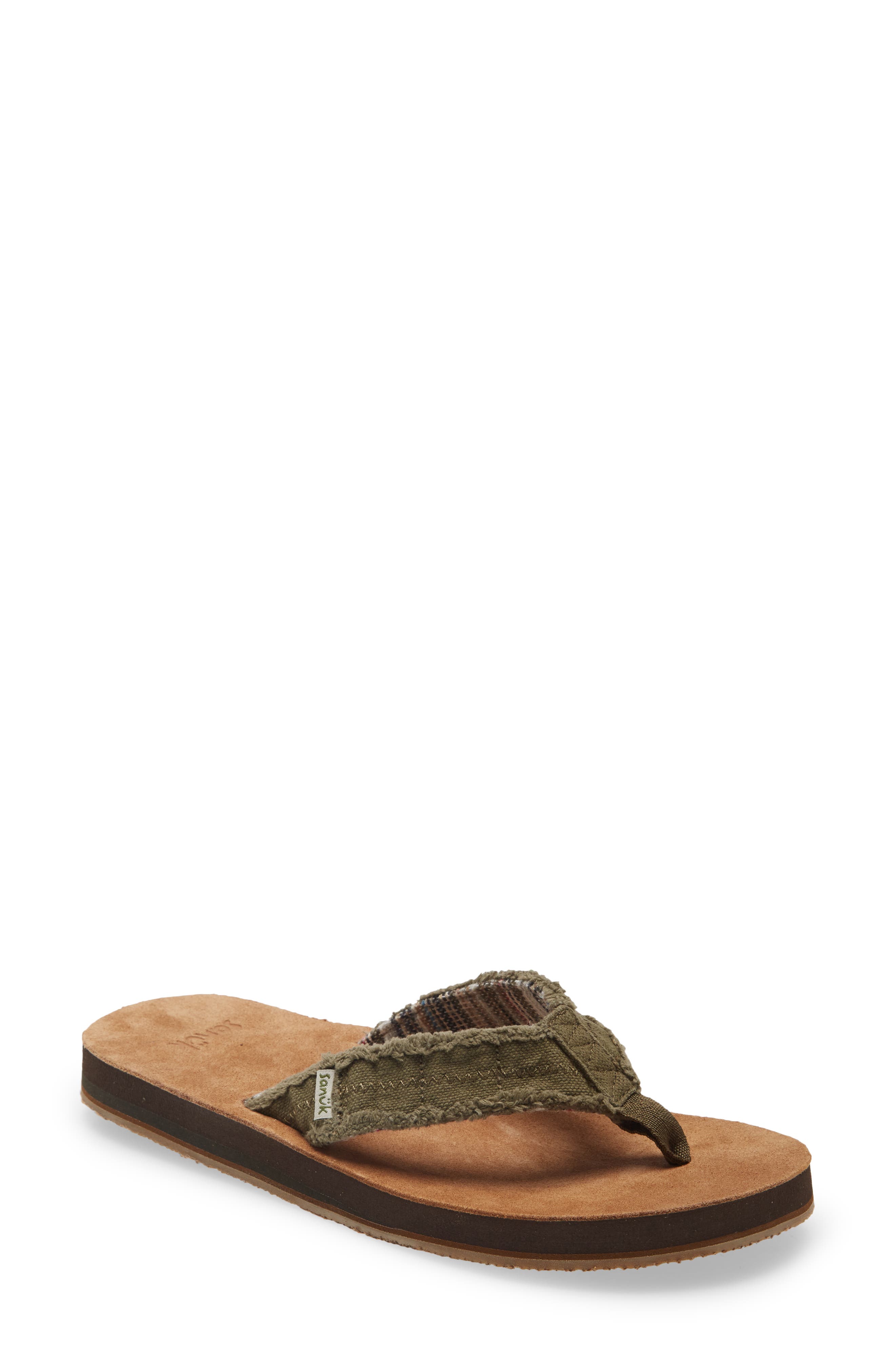 sanuk slides mens