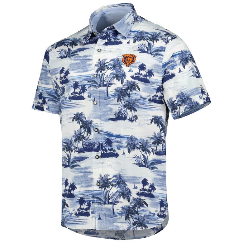 Tommy Bahama Navy Chicago Bears Sport Tropical Horizons Button-up Shirt