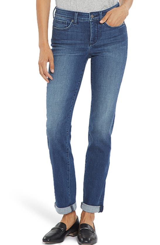 Nydj Sheri Cuff Ankle Jeans In Bluewell