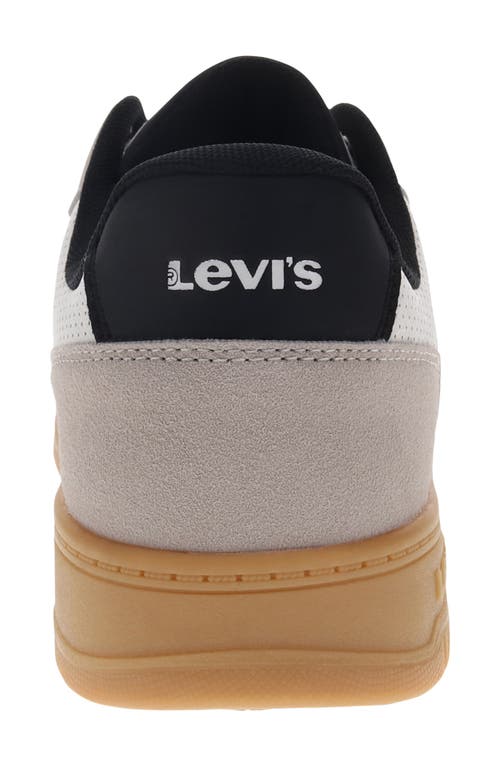 Shop Levi's® Drive Lo Sneaker In White/taupe/gum