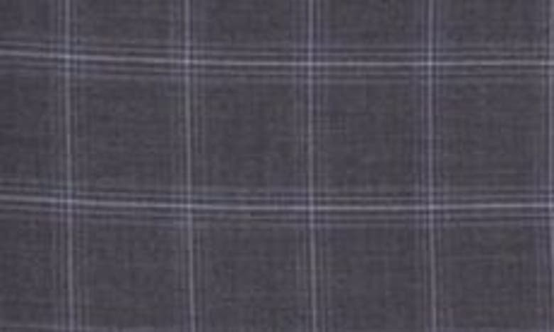 English Laundry Plaid Trim Fit Notch Lapel Two-piece Suit In Gray