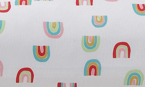 Eddie Bauer Sunnyvale Rainbow Sheet Set In White