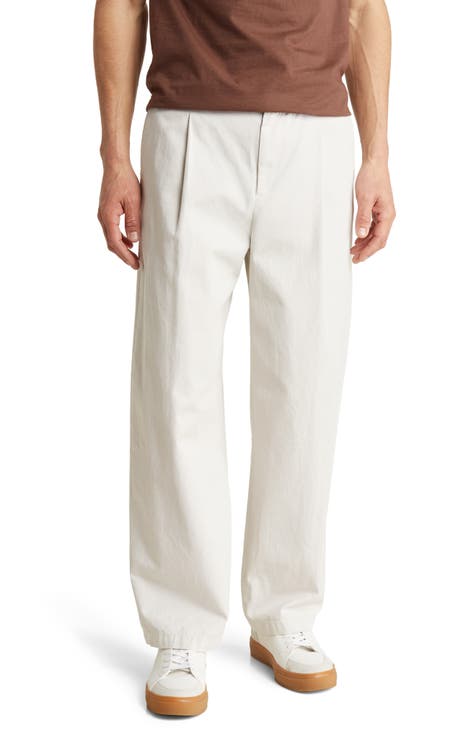 Swedish Off-White Ribbed Long John Pants