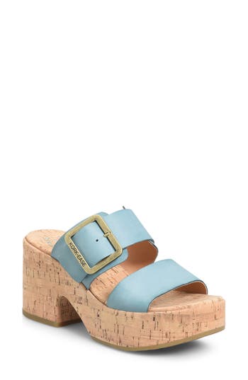 Shop Kork-ease ® Taige Platform Sandal In Turquoise