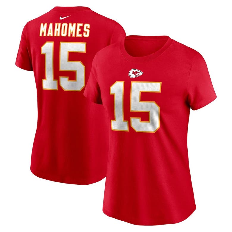 Patrick Mahomes Kansas City Chiefs Nike Name & Number T-Shirt - Red