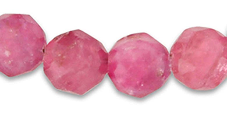 Delmar Faceted Beaded Bracelet In Pink