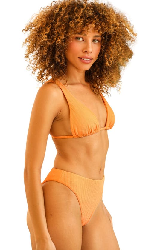Dippin Daisys Seashore High Waist Cheeky Bikini Bottom In Reef