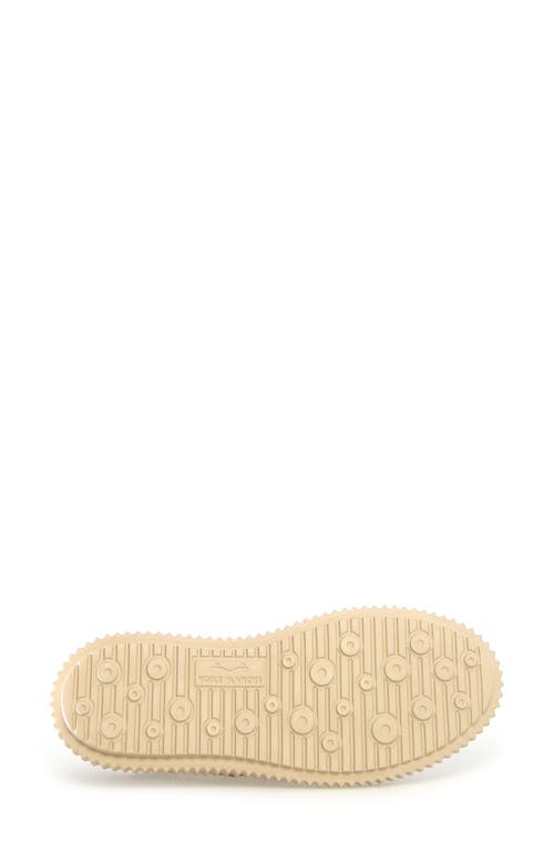 Shop Voile Blanche Lipari Genuine Shearling Lined Sneaker In Beige