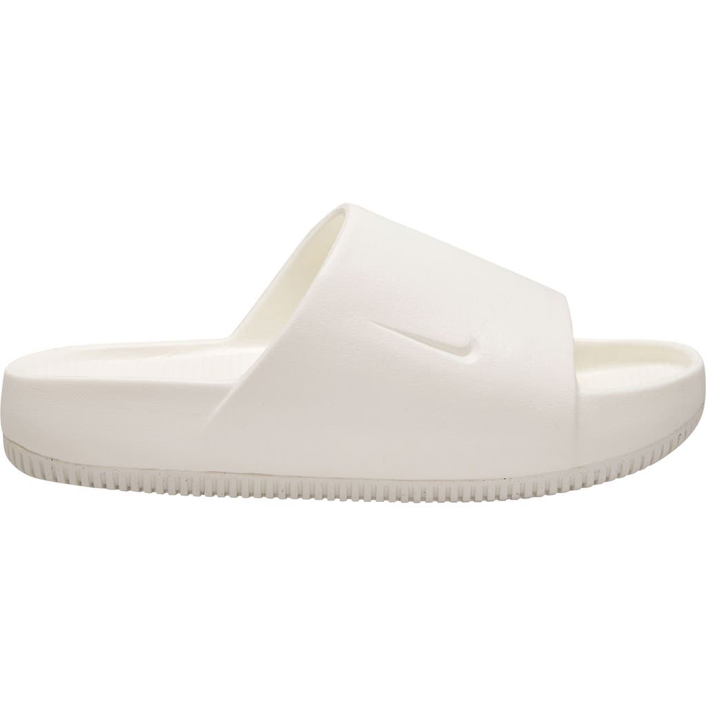 Nike Women's Calm Slide Sandals From Finish Line In Sail/sail