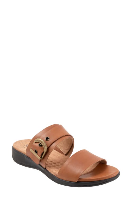 SoftWalk Toki Slide Sandal Luggage at Nordstrom,