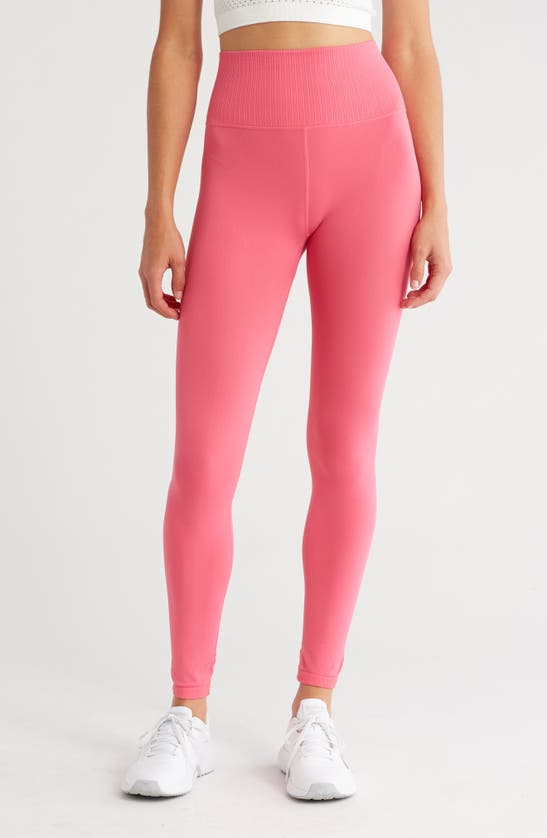 Shop Fp Movement By Free People Good Karma Leggings In Electric Peony