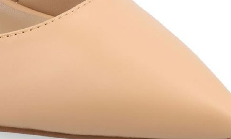 Journee Collection Scarlett Pointed Toe Pump In Natural