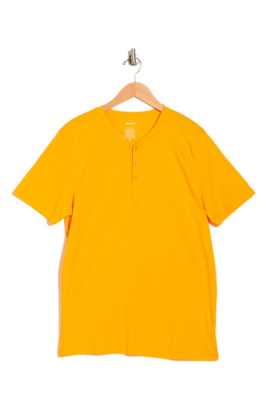 Abound Short Sleeve Henley T-shirt In Orange Ray
