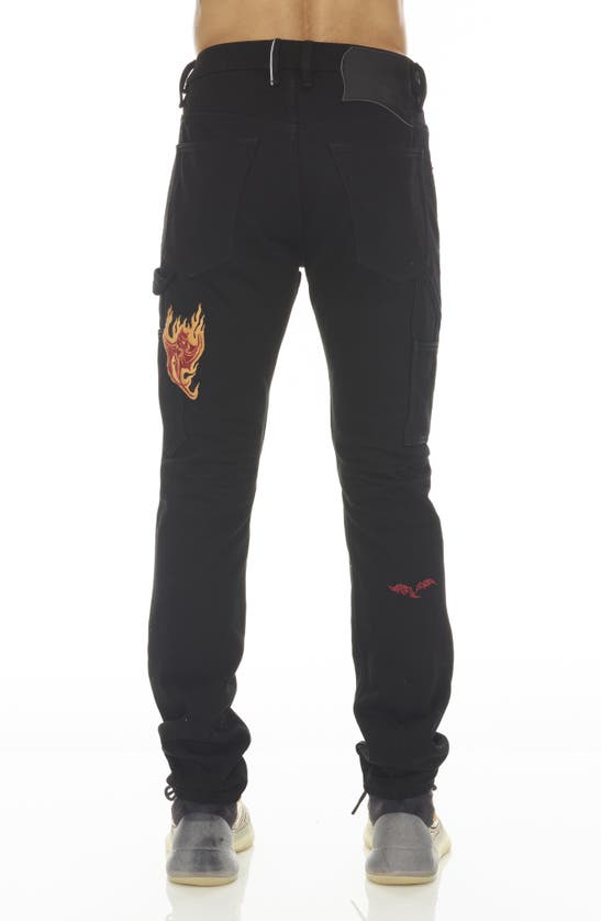 Cult Of Individuality Rocker Slim Rigid Jeans In Black
