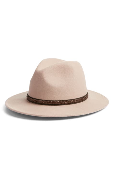 Metallic Trim Panama Hat