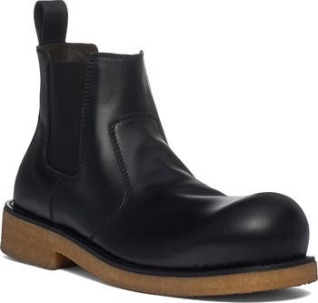 Bottega veneta pebbled discount leather chelsea boots