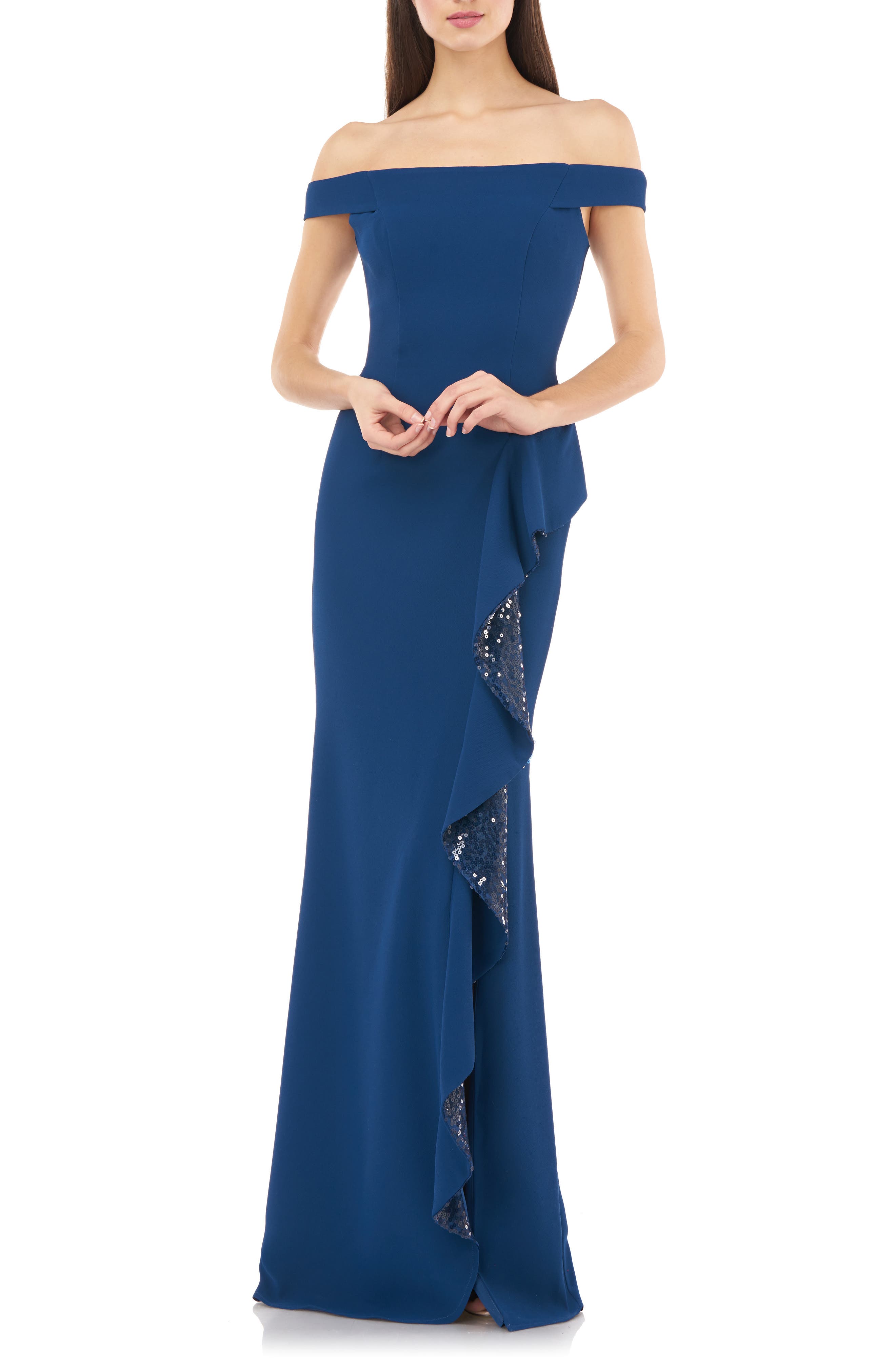 carmen marc valvo infusion dress