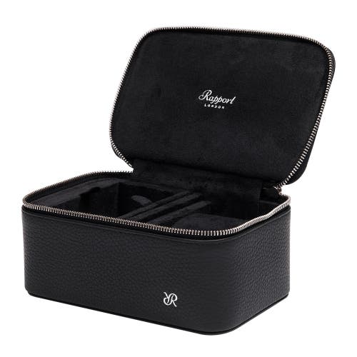 Rapport London Tuxedo Watch Zip Case In Black