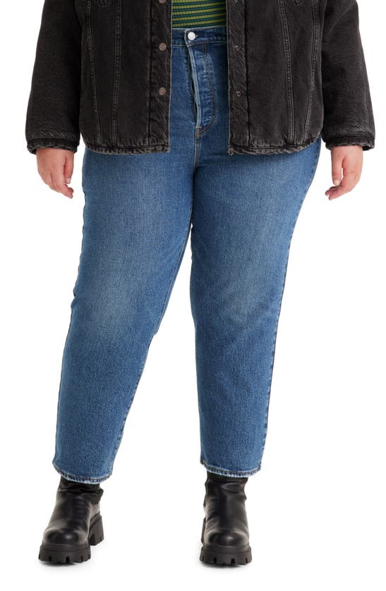 Levi's Trendy Plus Ribcage Straight Ankle Jeans In Mind Your Own Finish |  ModeSens