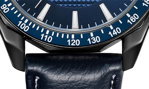 Perry Ellis Solar Powered 3-hand Quartz Strap Watch, 41mm In Gunmetal/navy